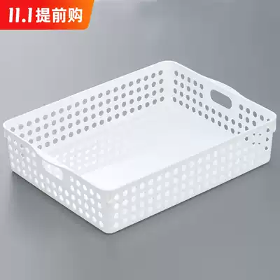 Japan imported home daily plastic storage basket office desktop finishing basket A4 sundries storage basket large