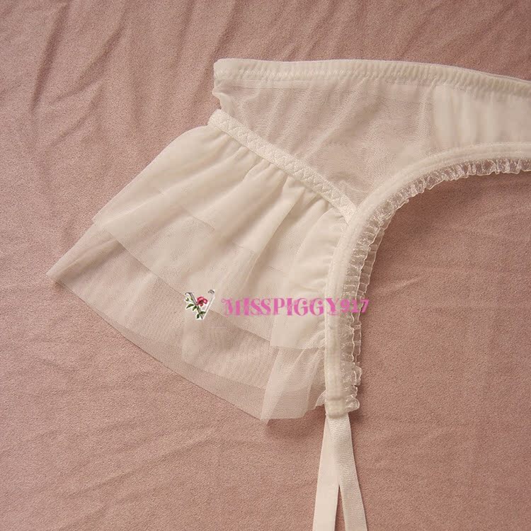 Anh hùng cô dâu quyến rũ gợi cảm ren mỏng phần thân thiện với da công chúa rộng vành retro garter cao ống garter dây nịt tất co dãn