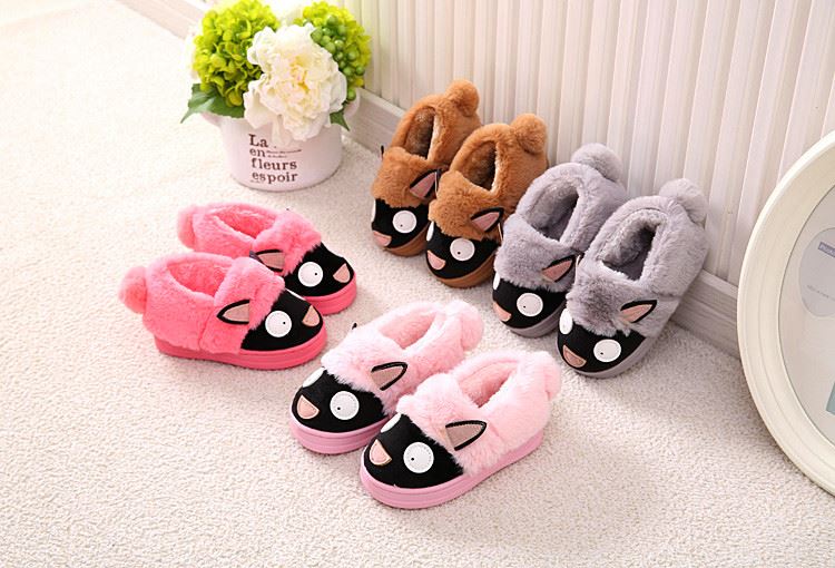 Chaussons enfants en suède pour hiver - semelle caoutchouc - Ref 1008609 Image 108