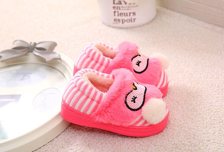 Chaussons enfants en suède pour hiver - semelle caoutchouc - Ref 1008609 Image 87