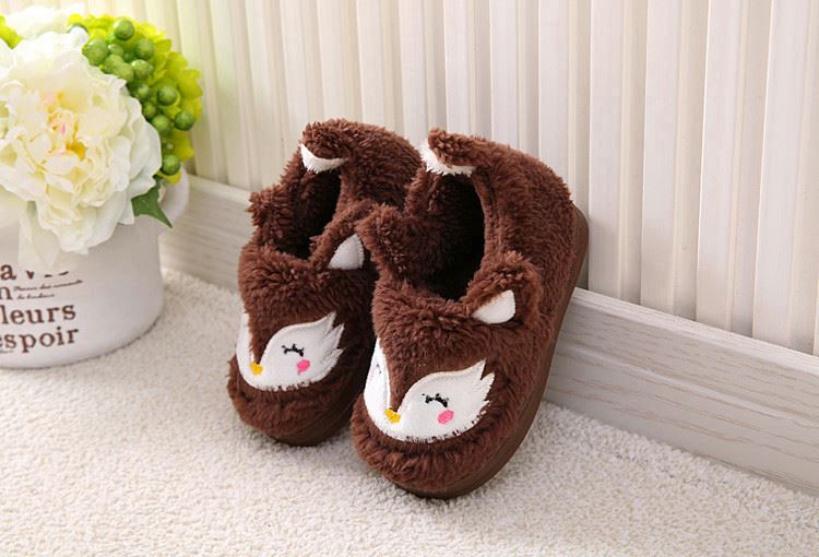 Chaussons enfants en suède pour hiver - semelle caoutchouc - Ref 1008609 Image 48