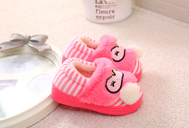 Chaussons enfants en suède pour hiver - semelle caoutchouc - Ref 1033000 Image 27