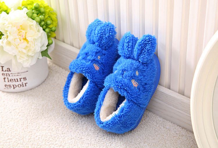 Chaussons enfants en suède pour hiver - semelle caoutchouc - Ref 1008609 Image 28