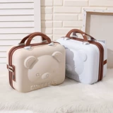 Портативная коробка, маленький чемодан, косметичка, с медвежатами, 14 дюймов