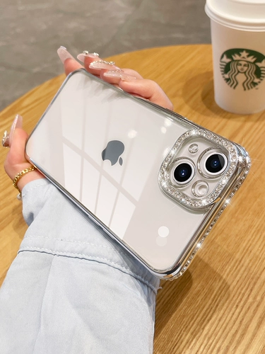 Apple, совместимый iPhone 15, чехол для телефона, объектив, защитная сумка, силиконовый iPhone13 Pro, 15promax, защита при падении, iphone, изысканный стиль, 14plus, популярно в интернете