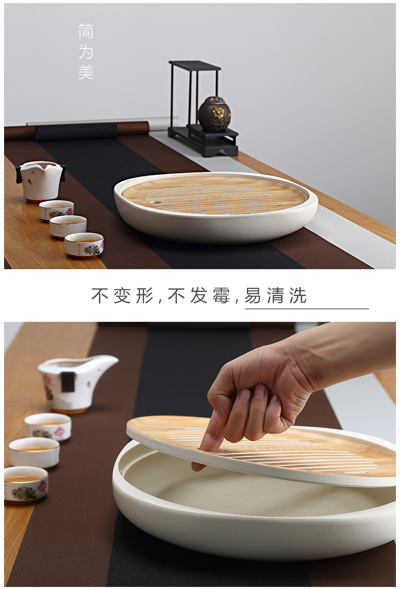 TaoMingTang melamine kung fu tea tray household contracted tea Japanese saucer dish practical storage size dry terms