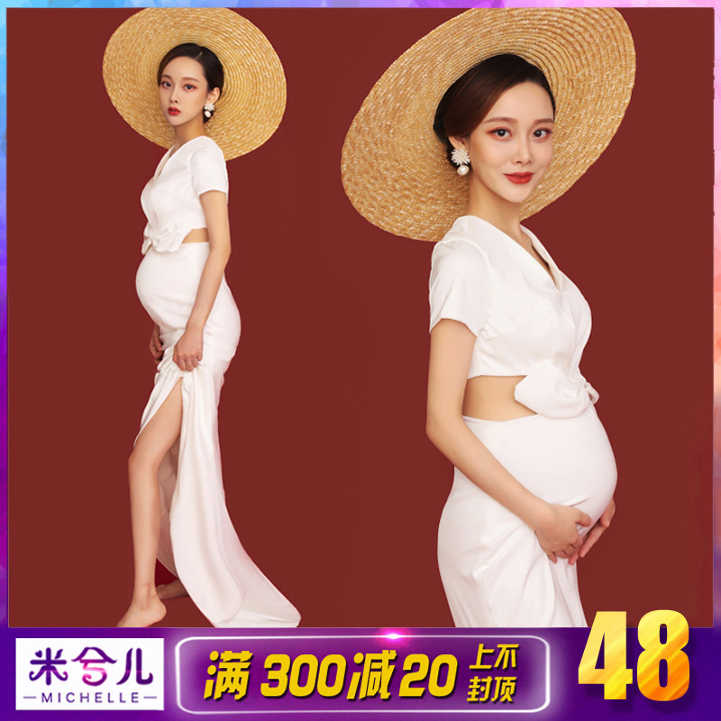 564 Pregnant Woman Photos Clothing white dress Tug Tail Photo Gallery Writing Real Photography Art Photo Clothes Out of Rental