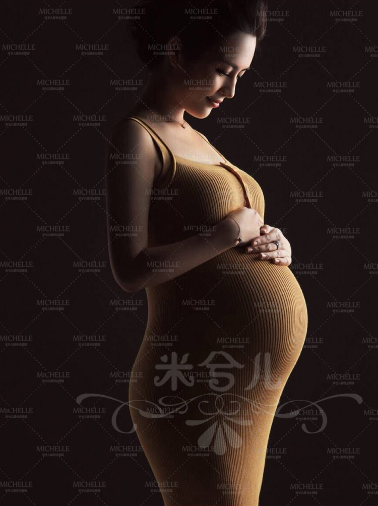 Phụ nữ mang thai ảnh quần áo studio mùa thu và mùa đông chụp ảnh nhiếp ảnh tự tu luyện giảm béo Xác ướp tư thế mang thai đan cho thuê áo ngực cho mẹ bầu