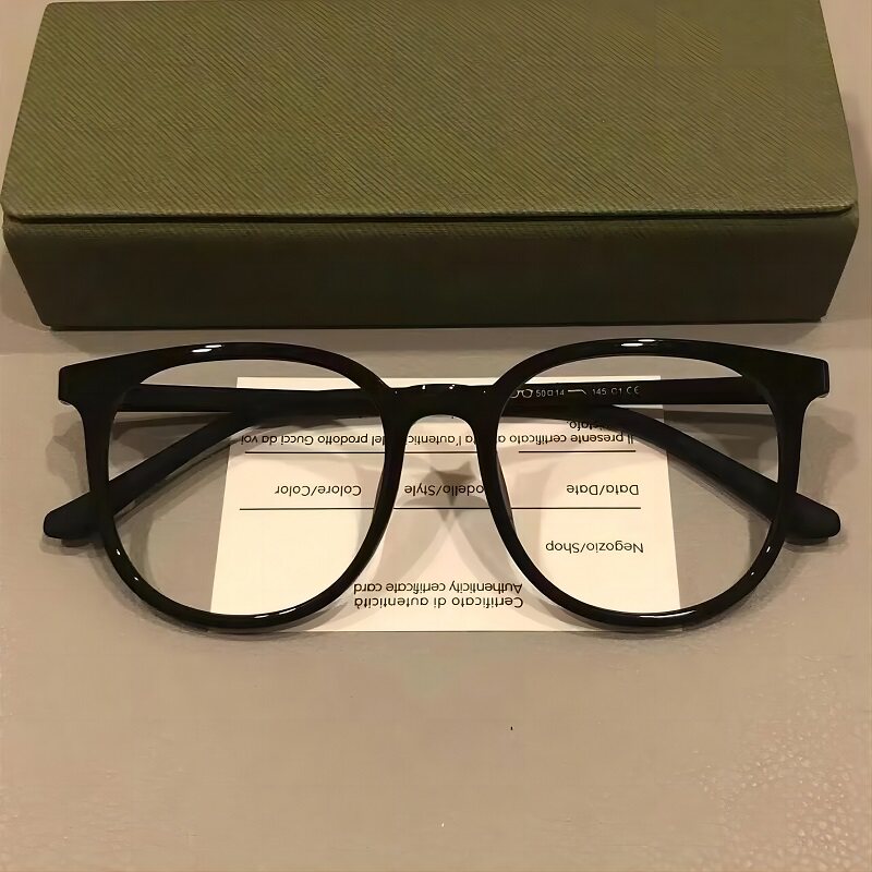 women’s chestnut brown eyeglasses – anti blue light lightweight prescription frame