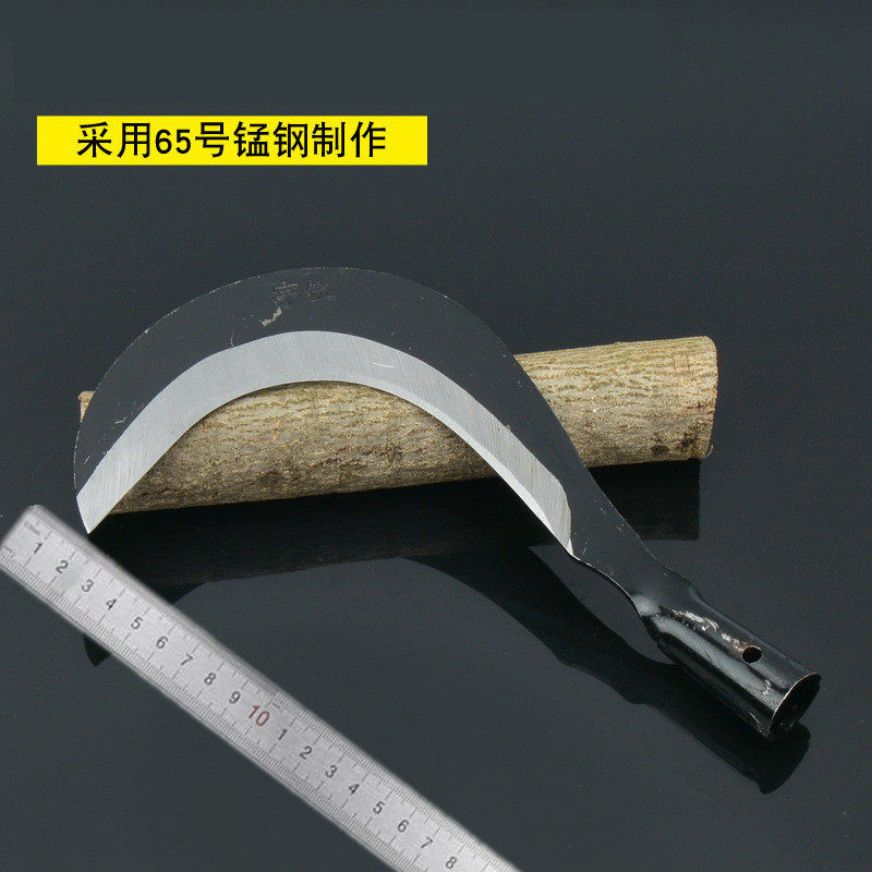 Left-Handed Cut Grass Cutter Outdoor Small Hook Knife Free Of Grinding Agricultural Cut Grass Left Hand Sickle Manganese Steel Cut Kitchen Knife Cut Banana Knife
