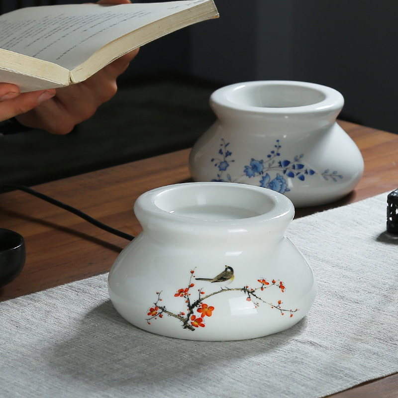 Ceramic electronic thermostatic Large-capacity incense Furnace Essential Oil Stove Plug-in Electric Incense Light Muted Incense Stove Not Afraid of Dry Burning