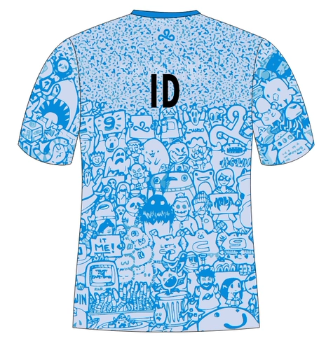 2025cloud9 команда униформа индивидуальная идентификация европейская и американская команда C9 Команда CSGO Периферийная футболка для э-э-спалки мужская лучшая одежда Летняя футболка