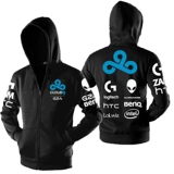 Cloud9 Осень и Зимняя официальная команда C9 League of Legends Log E -Sports съедайте куриную потогонную куртку с капюшоном мужчина