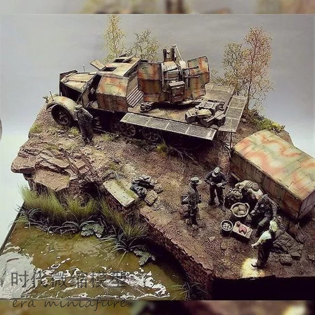 Era model simulation tree scene vegetation tribulus military scene sand table building model DIY production materials