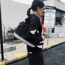 Hassiey Day Tide Cards Big capacity Totbag Mens single shoulder bag Diagonal Satchel machine Wind backpacker Women