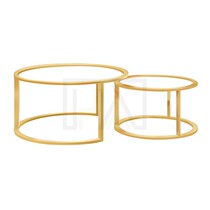 Spot table foot bracket Stainless steel round living room sofa combination coffee table small side several marble table frame customization