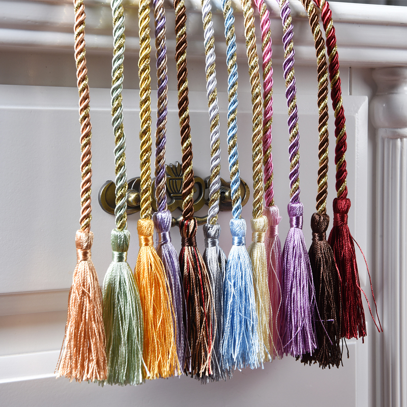 Baoze (10 pcs) Curtain Lanyard Curtain Tie Braided Tie Rope Decorative Tassel