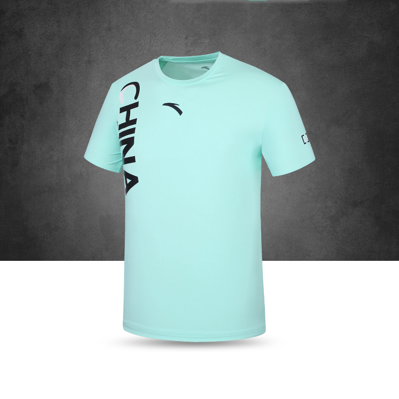 Anta National Sportswear Sports T-shirt Sponsorship Chinese National Team Summer Comfort Breathable Training Short Sleeve 45910002