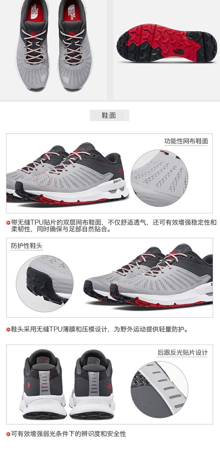Giày đi bộ đường dài miền Bắc TheNorthFace cho nam mùa hè giày thể thao ngoài trời đi bộ thoáng khí giày chạy bộ xuyên quốc gia 3FY5 - Khởi động ngoài trời giày tuyết