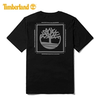Timberland, летняя дорожная спортивная футболка с коротким рукавом для отдыха с круглым воротником