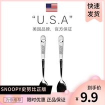 (Official) Snoopy Snoby Stainless Steel Children Eat Spoon Soup Spoon Home Cutlery for Soup Spoon