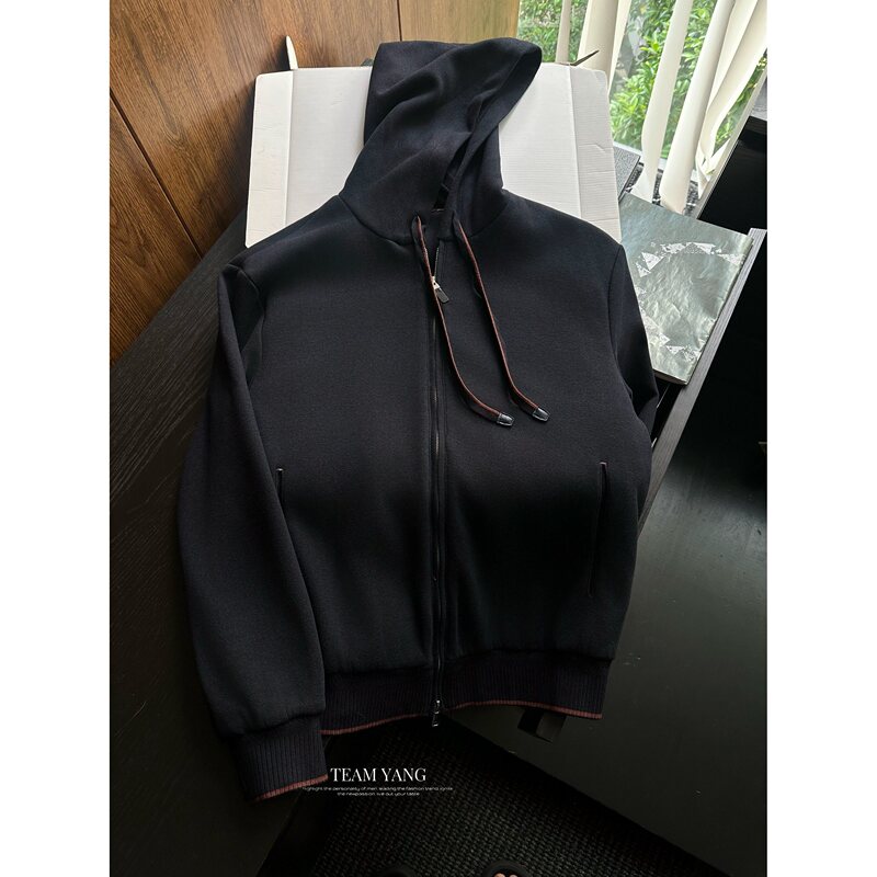 Team Yang- "Wool Hooded" Lyocell Hooded Versatile Sweatshirt Ty6X0106