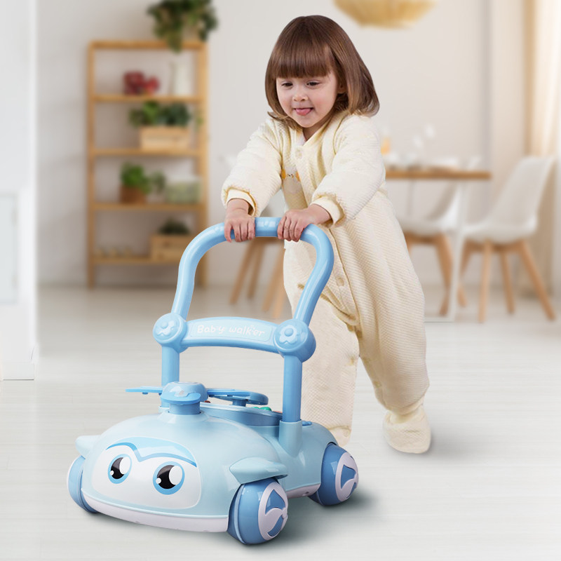 Baoli Toy Baby Walker Stroller Baby Toddler Walking AssistEd Walking Prevent Rollover Infant 6-18 Months Old 5