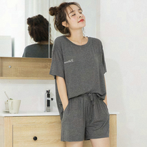 Modal summer pajamas womens cotton 2022 new style outside wearing spring and autumn casual loungewear summer women can go out