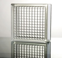 Jinghua glass brick large brick 240*240*80mm parallel grain