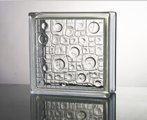  Jinghua brand glass brick with good privacy effect Partition wall background wall 190 rain pattern 