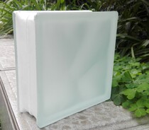 Jinghua brand glass brick with good privacy effect partition wall background wall 190 frosted white cloud pattern