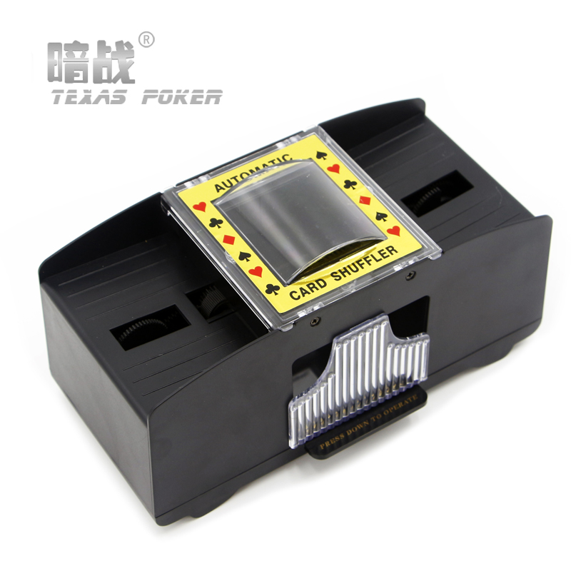 Dark War Plastic Plastic Shuffle 1-2 Pay Vice Texas Hold'em Shuffle Machine No. 5 Battery