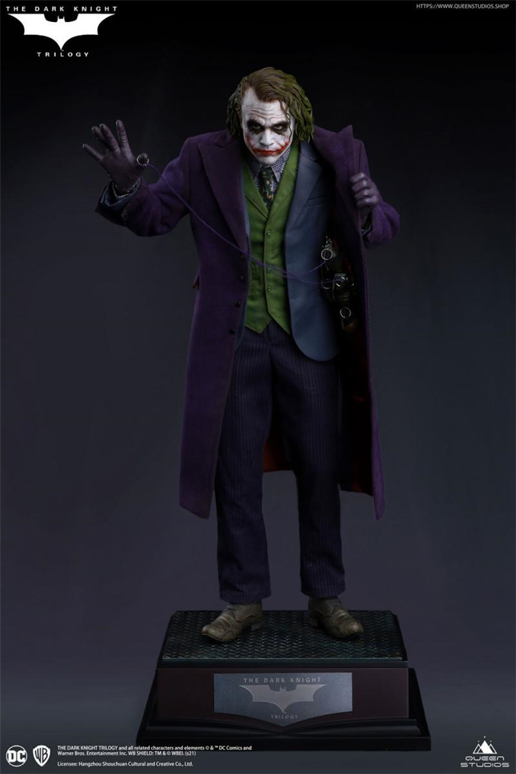 Queen Studios 1/4 Dark Knight Heath Ledger Joker Resin Statue