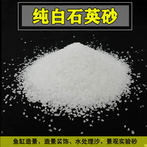5kg Pure White Quartz Sand Fish Tank Purified Sand Water Treatment Sand Children Lawn Sand Landscaping Decoration Natural White Sand
