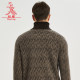 Phoenix yak wool cardigan ຫນາຂອງຜູ້ຊາຍປີ 2023 ດູໃບໄມ້ລົ່ນແລະລະດູຫນາວ sweater ຂົນແກະຫນາຫນາອົບອຸ່ນ sweater ເສື້ອ knitted ວ່າງ.