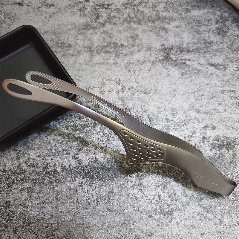 Japan imported senbudo stainless steel barbecue clip kitchen fried meat steak food clip barbecue clip