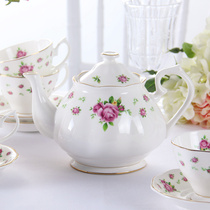 English afternoon tea set ceramic tea pot European style pastoral style tea pot royal bone china coffee pot home black tea pot