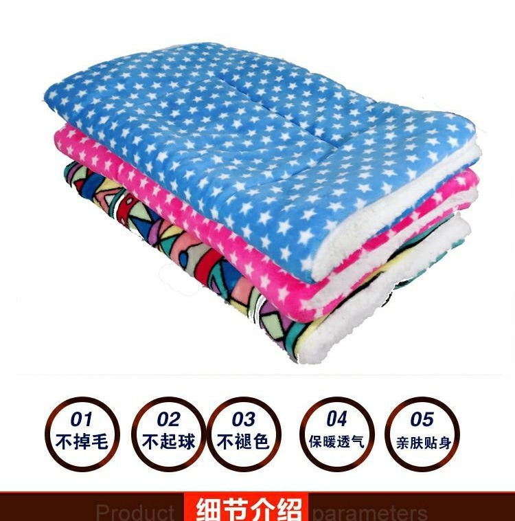 Dog mat mùa đông chăn bông pad bông vàng lông thú cưng nệm mèo cắn mèo xả kennel quilt mùa đông - Cat / Dog hàng ngày Neccessities bình nước cho chó lớn