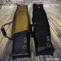 Waterproof sub-board snowboard bag double board can be checked wheel bag ski wheel bag ski sub-compartment backpack