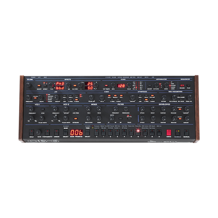 Sequential Dave Smith OB-6 synthesizer choreography simulation Module