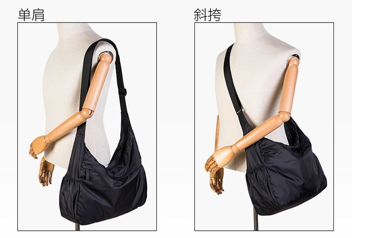 Nhà máy YONBEN / Yuanbenliang túi đeo vai nam Messenger túi nylon phiên bản Hàn Quốc của gói da gấp dung lượng lớn - Túi của con người túi gucci chính hãng