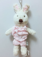 Черный ушной строп белый