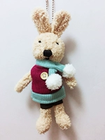 Волосатый шаровой шарф цвет чая