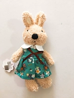 Кукла, белое платье, кукольный воротник, в цветочек