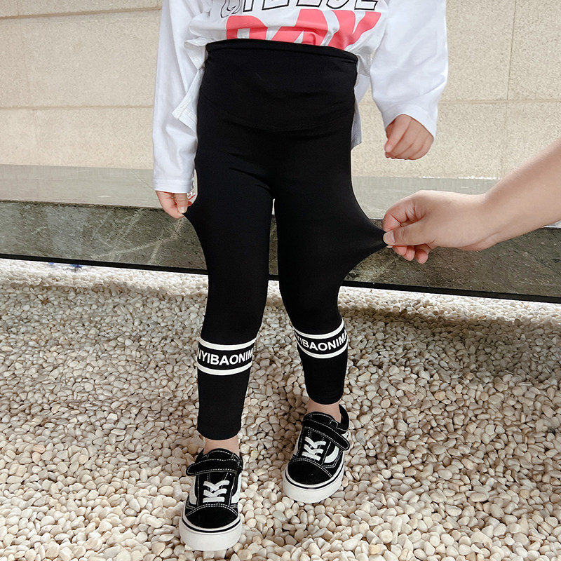 Girls Pants 2022 Spring Wear New Foreign School Kids Shark Pants Barbie Pants Toddler Pants Stretch Underwear Tide