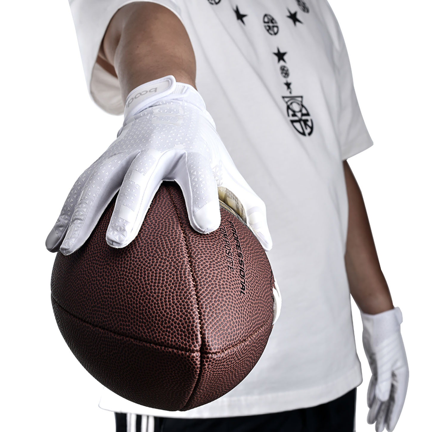 フットボールグローブ 大人用 フォワードゲームトレーニング 屋外用 レシーバー 滑り止め 通気性 アメリカンフットボール フリスビー スポーツ用品