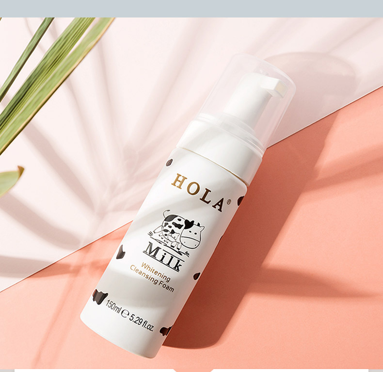 Hola Hera Sữa Làm Trắng Tạo Bọt Làm Sạch Mousse Sữa Rửa Mặt Làm Trắng Blemish Nhẹ Nhàng Làm Sạch sữa rửa mặt trị mụn cho da dầu