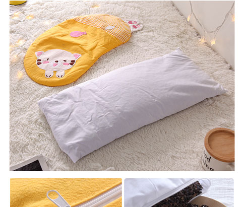 Nhỏ hình lưỡi liềm kiều mạch thân bé gối trẻ em gối dễ thương trẻ em phim hoạt hình 1-3-5 tuổi Gối bông rửa - Gối gối chữ c