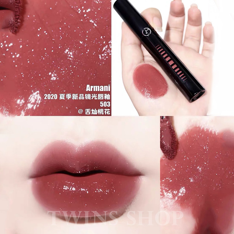 Spot Yamani Armani new product Mirror black tube mirror mirror light lip glaze 400503101200