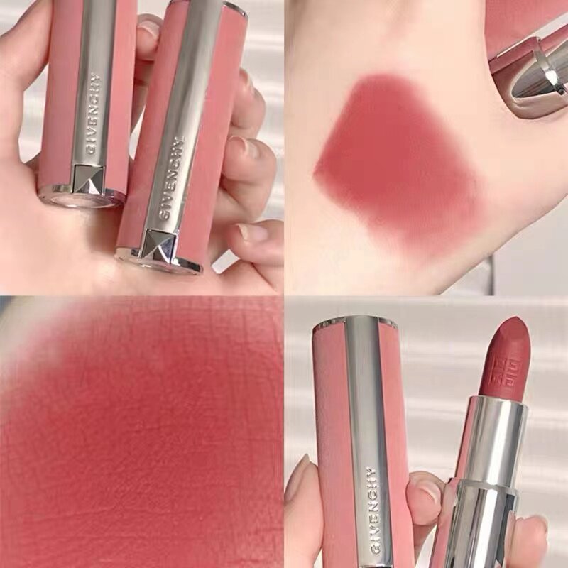 Spot Givenchy GIVENCHY New Pink velvet red mist surface half matt N37 N17 N27 N27
